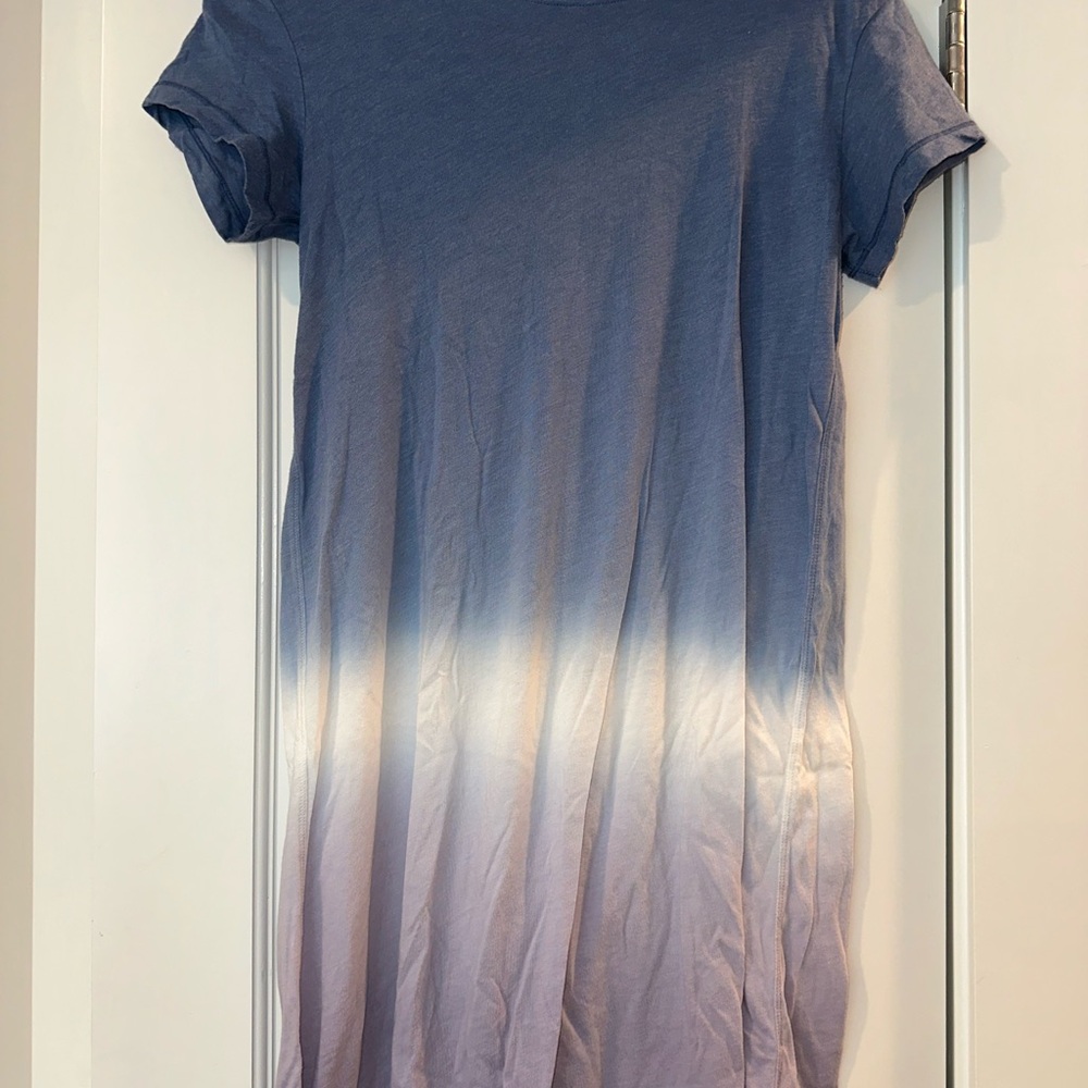 Splendid Blue Ombre T-Shirt Dress